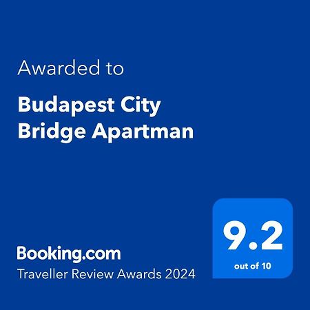 Budapest City Bridge Apartman מראה חיצוני תמונה